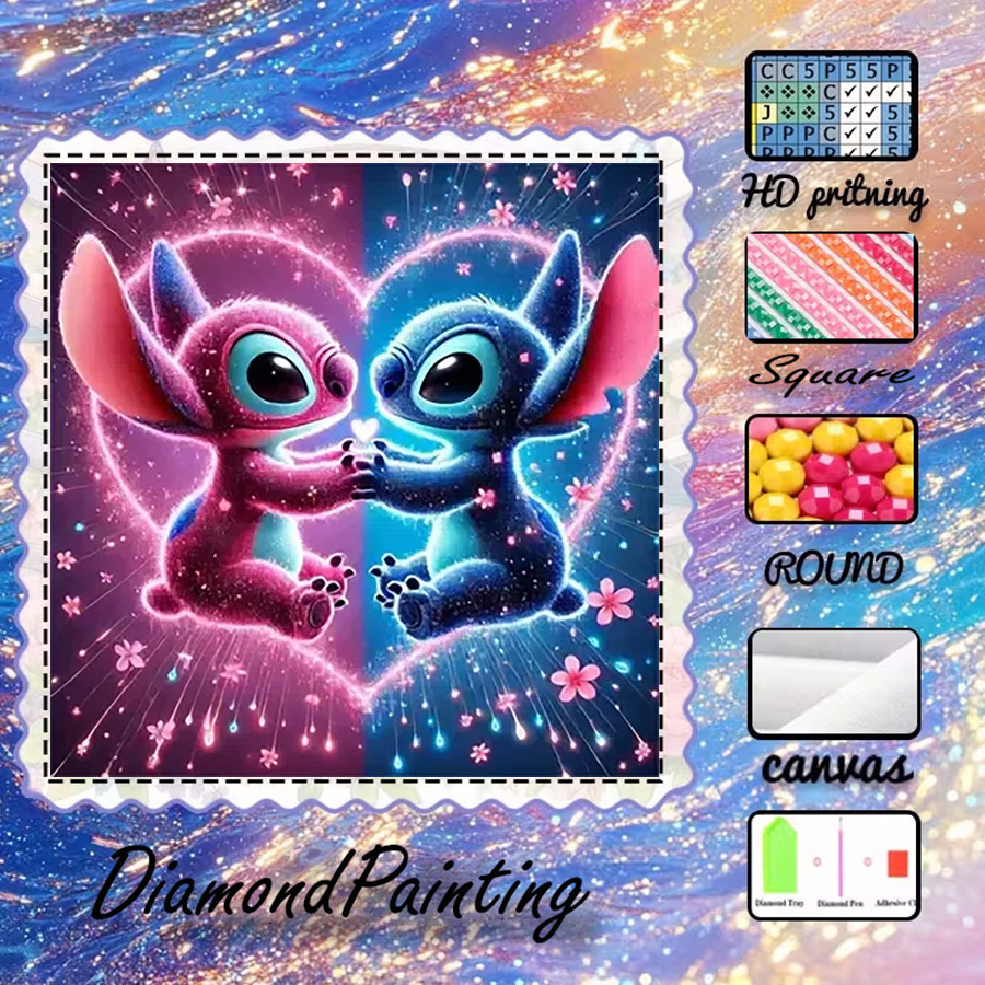 5D Diamond Painting Kit Full Drill - قطعة واحدة - Potdemiel-5D-DIY - قماش