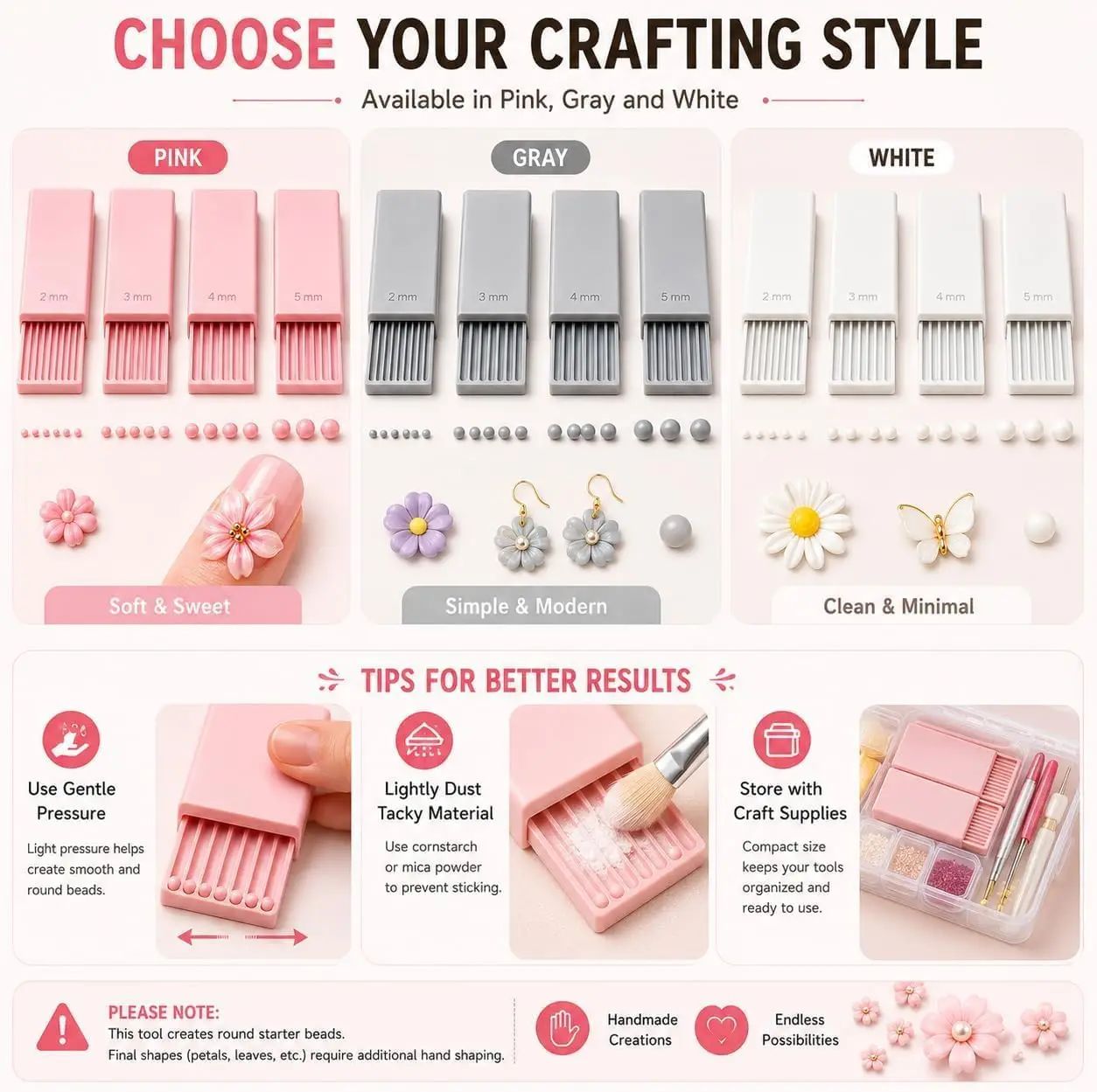 4 قطع من أدوات صنع كرات الجل ا - مراجعة Craft Tools وسعره