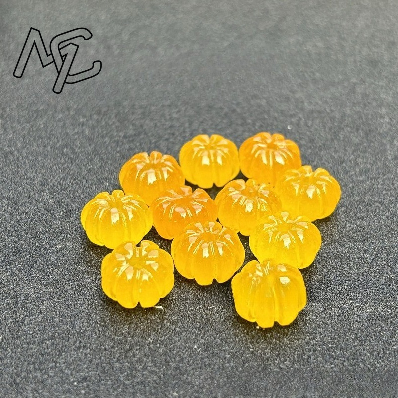 10 قطعة اليشم الأخضر اليقطين ا - مراجعة Beading وسعره