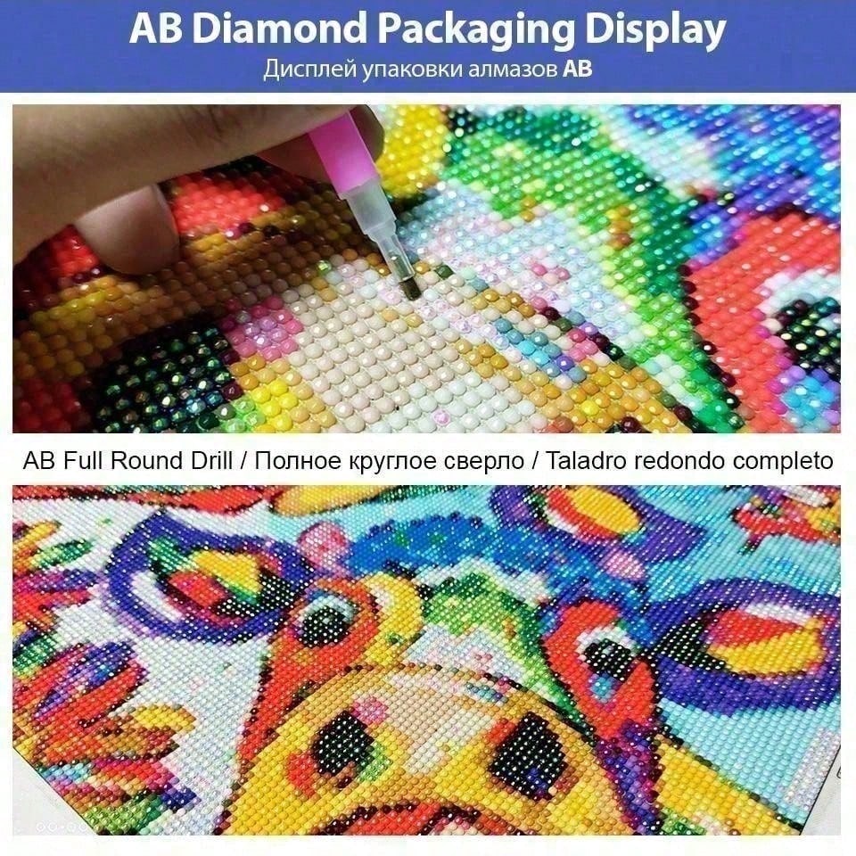 قطعة واحدة - 5D-DIY - قماش مزخ - مراجعة 5D Diamond Painting Kit Full Drill وسعره