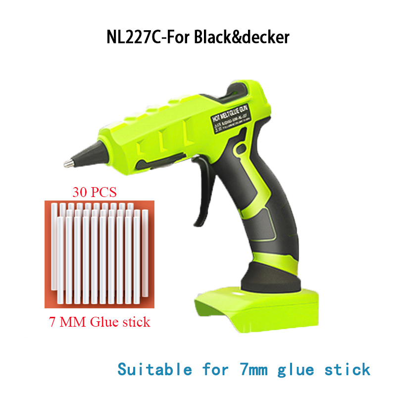 50 واط اللاسلكي مسدس الغراء ال - مراجعة Hot Melt Glue Gun Cordless وسعره
