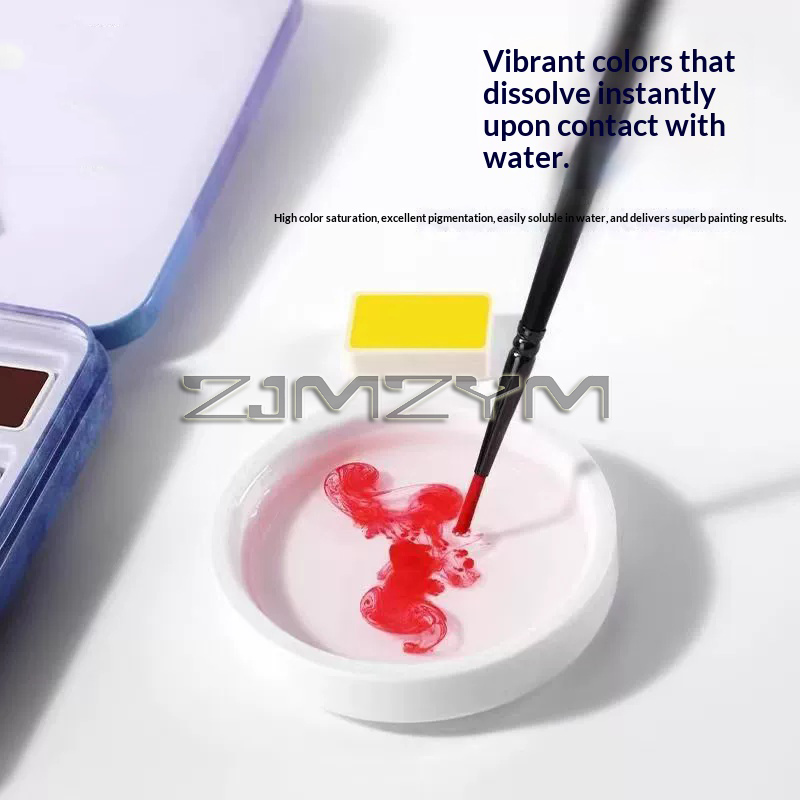 مجموعة ألوان مائية صلبة احتراف - مراجعة Watercolor Paint Set Solid Pigment وسعره