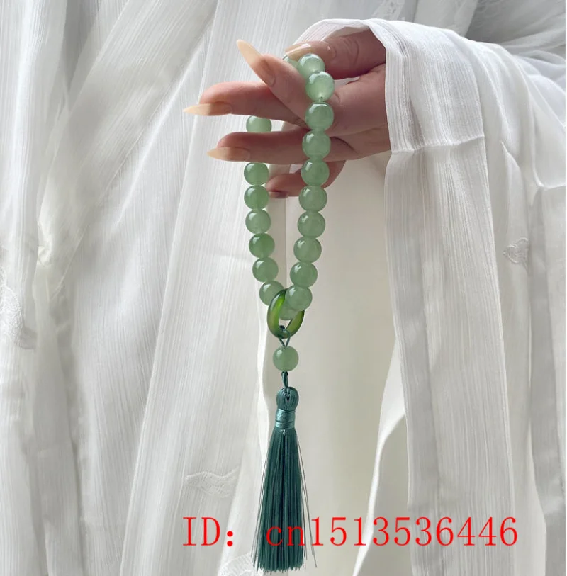 الأخضر اليشم حجر 12 مللي متر ا - مراجعة Beading وسعره